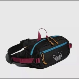 Adidas Originals Utility Black, Teal & Berry Crossbody Bag